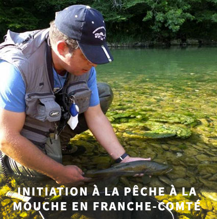 Initiation à la pêche de la truite en Franche Comté